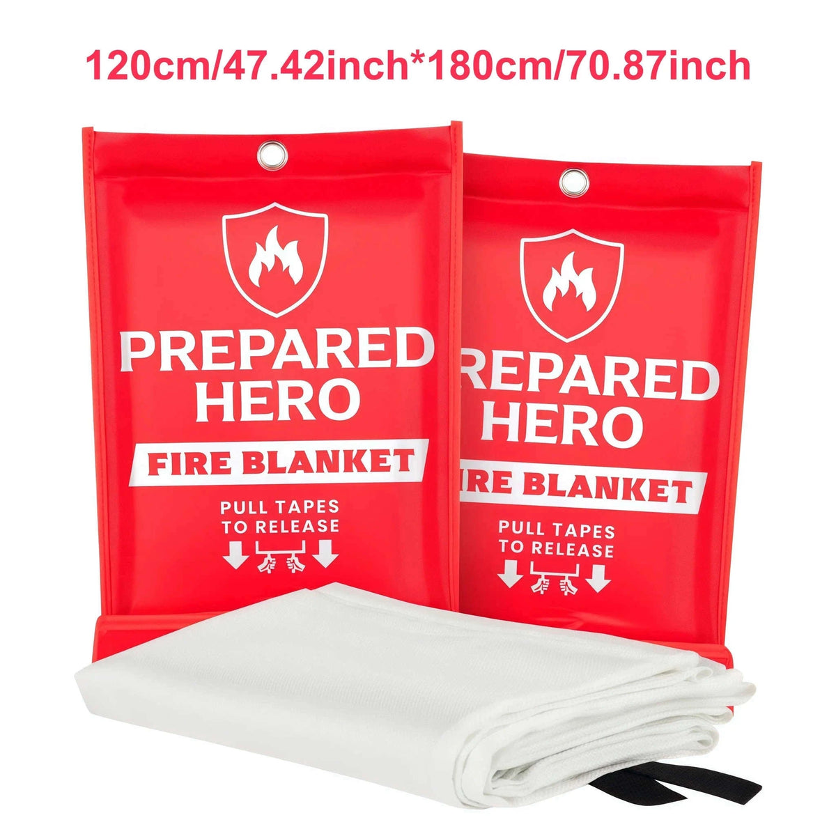 Emergency Fire Blanket 1m x 1m Fire Suppression Cover-100cmX100cm