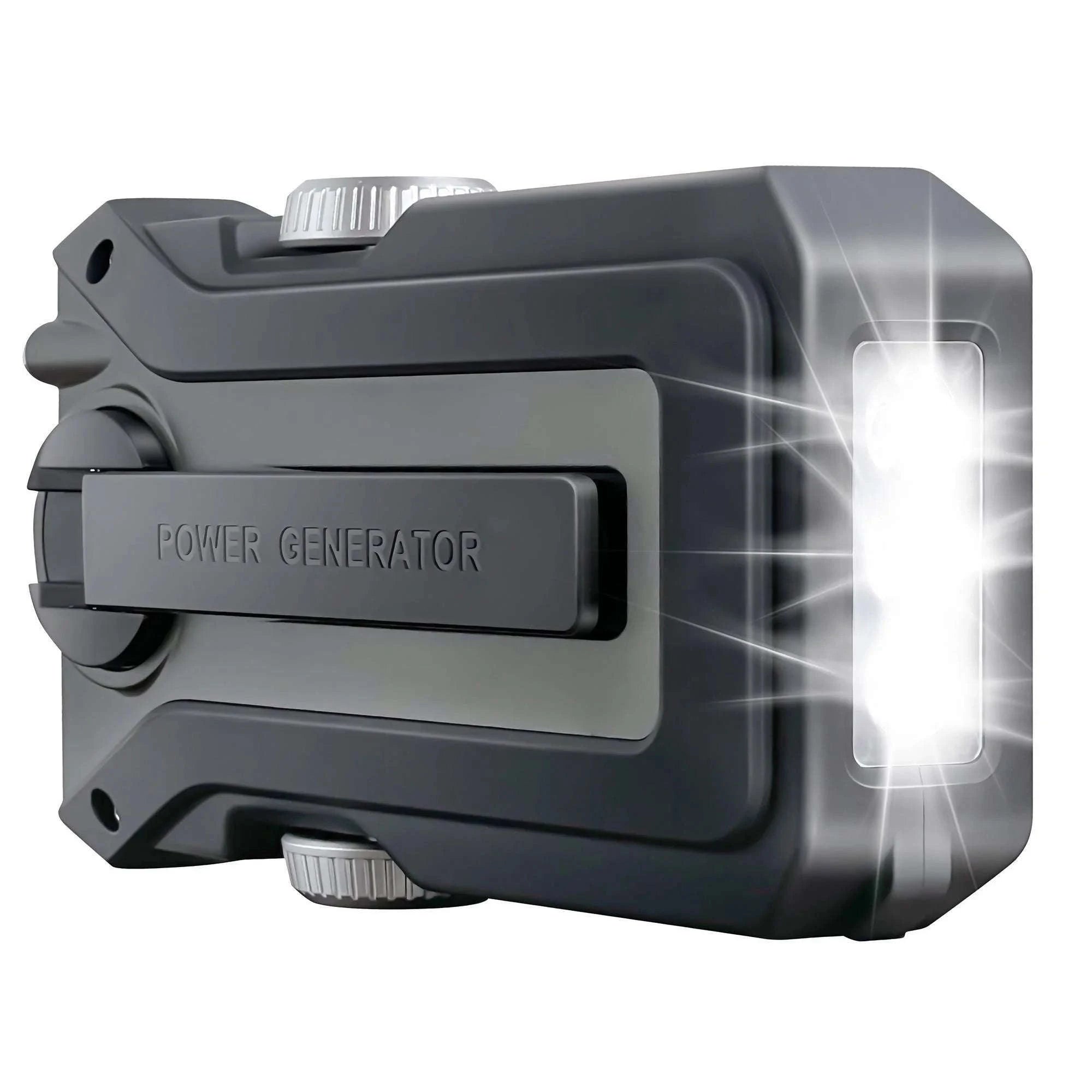 Emergency Weather Radio Multifunctional Hand Crank Solar Power Bank-Style D Orange