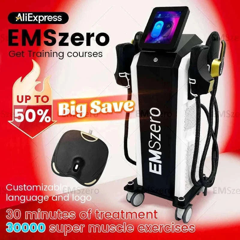 EMS Body Sculpting Machine 6500W with 5 Handles-Cushion / Brazil / 220 V