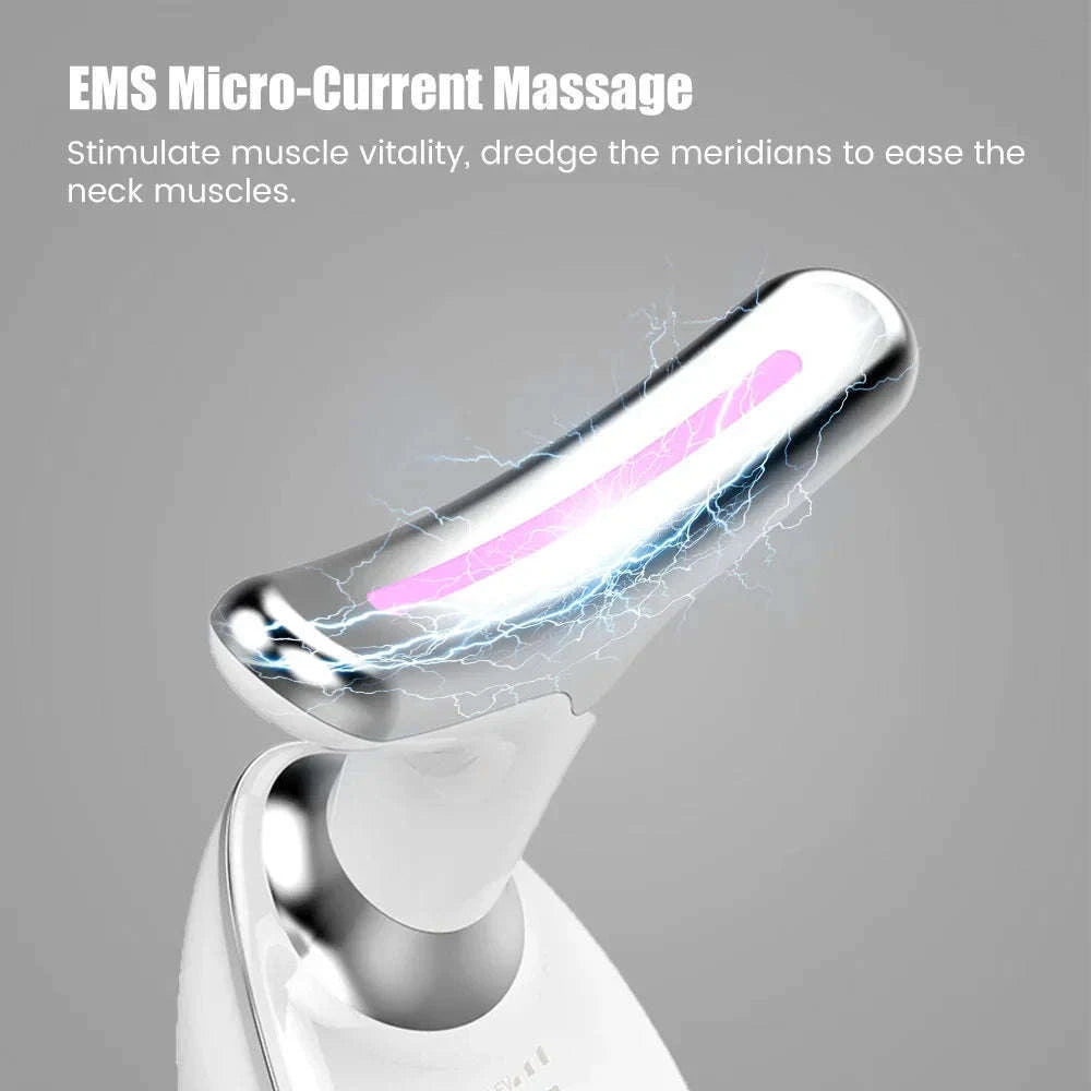 EMS Facial Massager for Face & Neck Lift-Black with Box