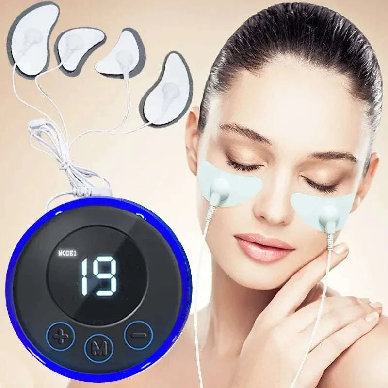 EMS Microcurrent Facial Massager for Lifting, Eye Care & Relaxation-United States / WHITE