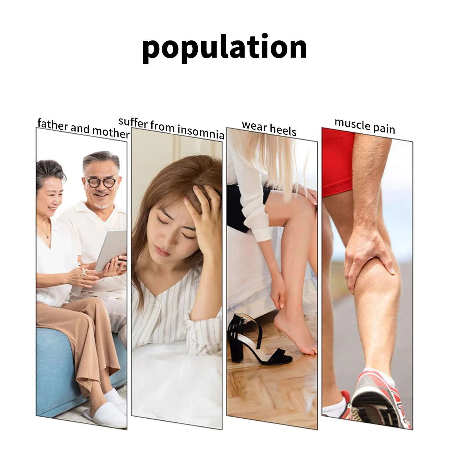 EMS TENS Foot Massager with 12 Modes & 20 Levels for Pain Relief-white / france