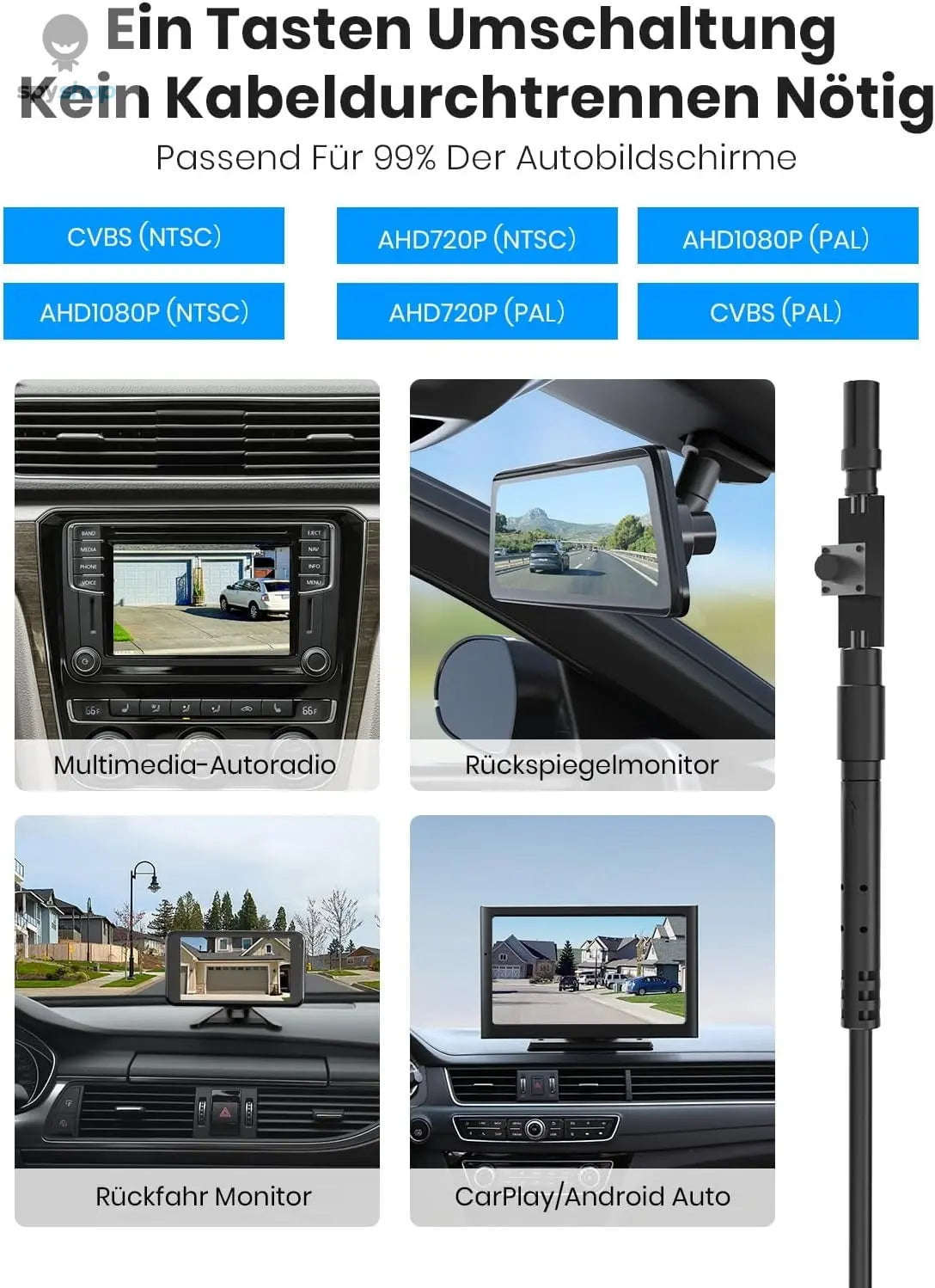 Enhanced 1080P HD Reversing Camera-Default Title
