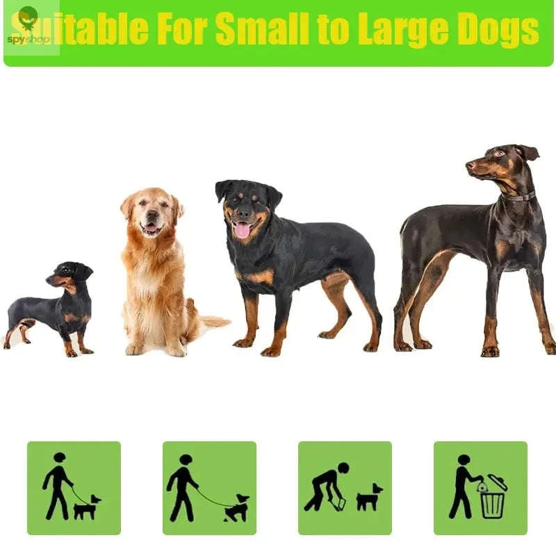 EPI Biodegradable Lavender Poop Bags Dispenser – Eco-Friendly, Leakproof & Lavender-Scented-Black / 30 Rolls 450pcs