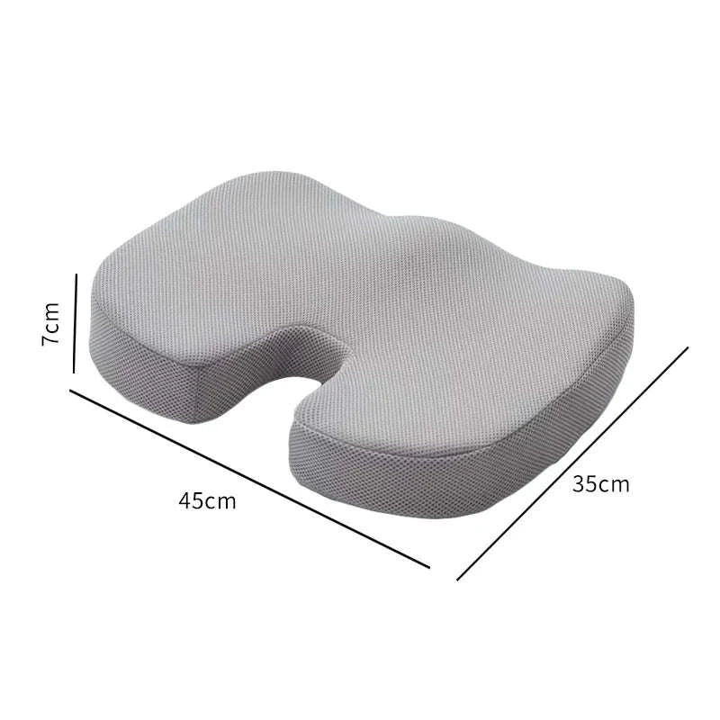 Ergonomic Memory Foam Office Cushion-blue