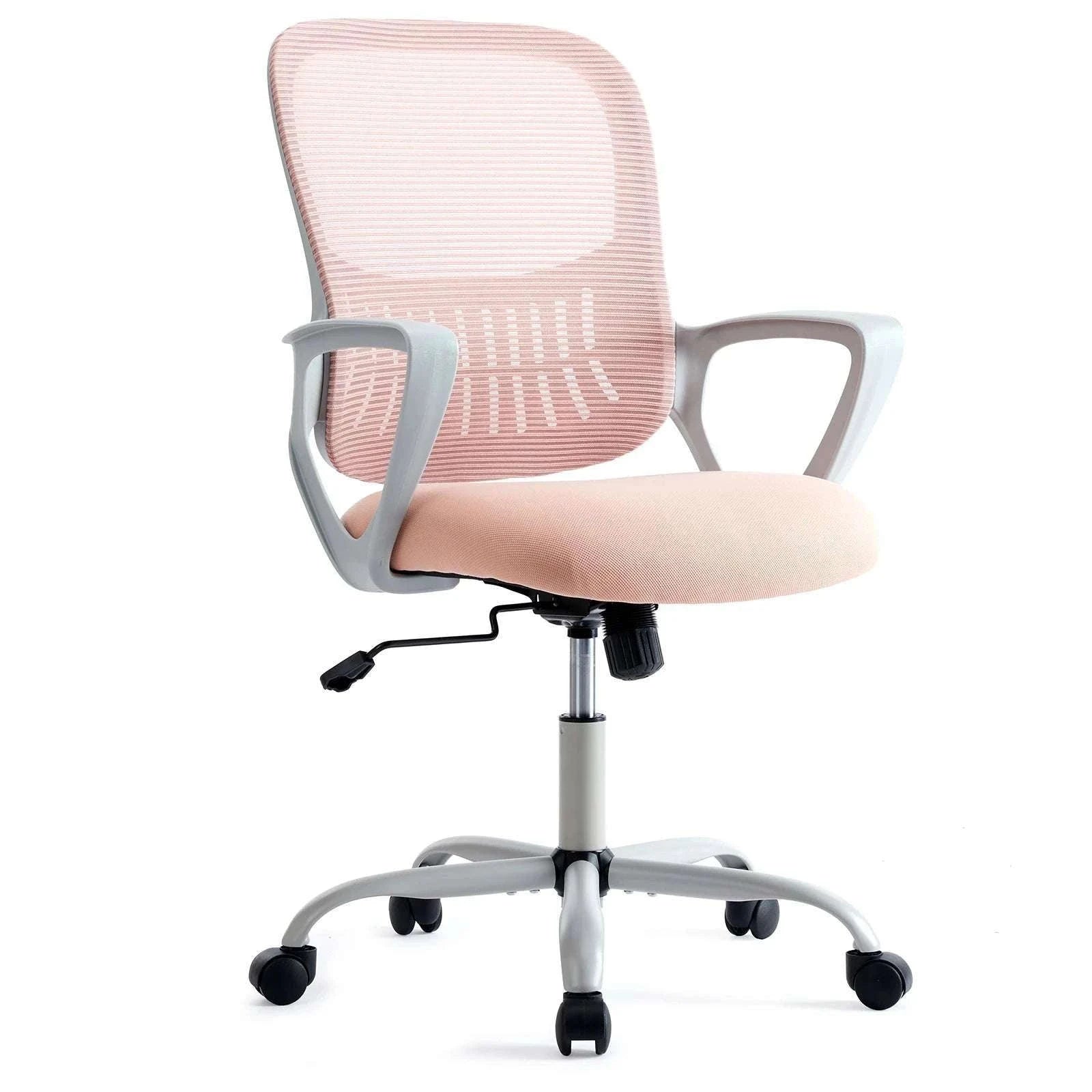 Ergonomic Mesh Office Chair with Lumbar Support & Adjustable Height-Short flip armrest / GERMANY