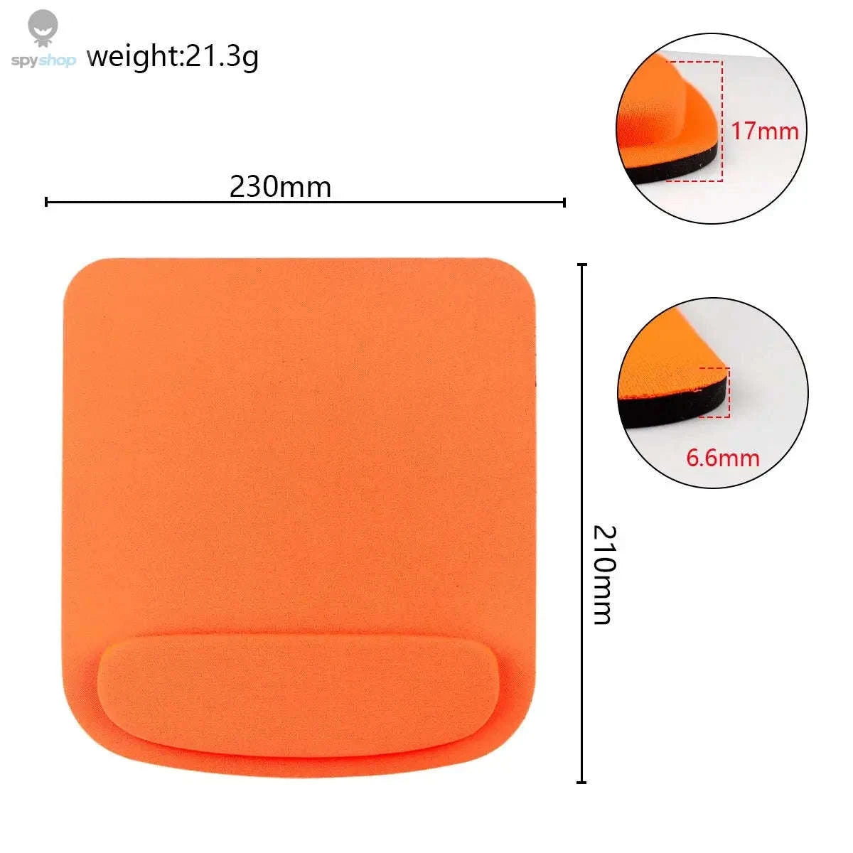 Ergonomic Mouse Pad with Wrist Rest – Comfort Support for Work & Gaming-Purple