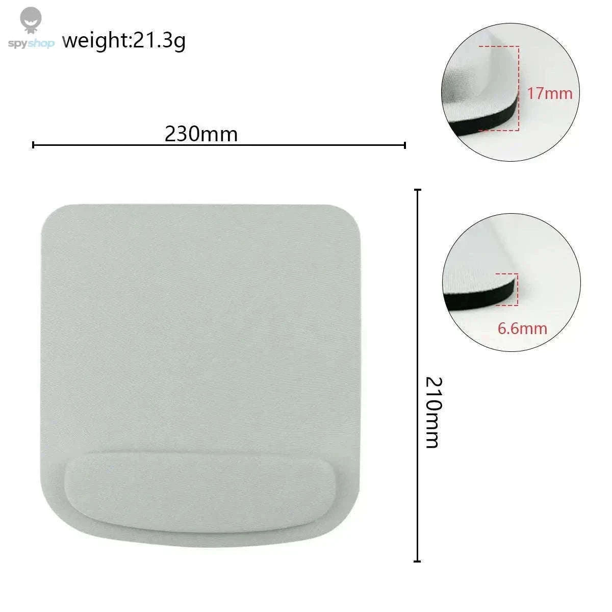 Ergonomic Mouse Pad with Wrist Rest for All-Day Comfort-Purple