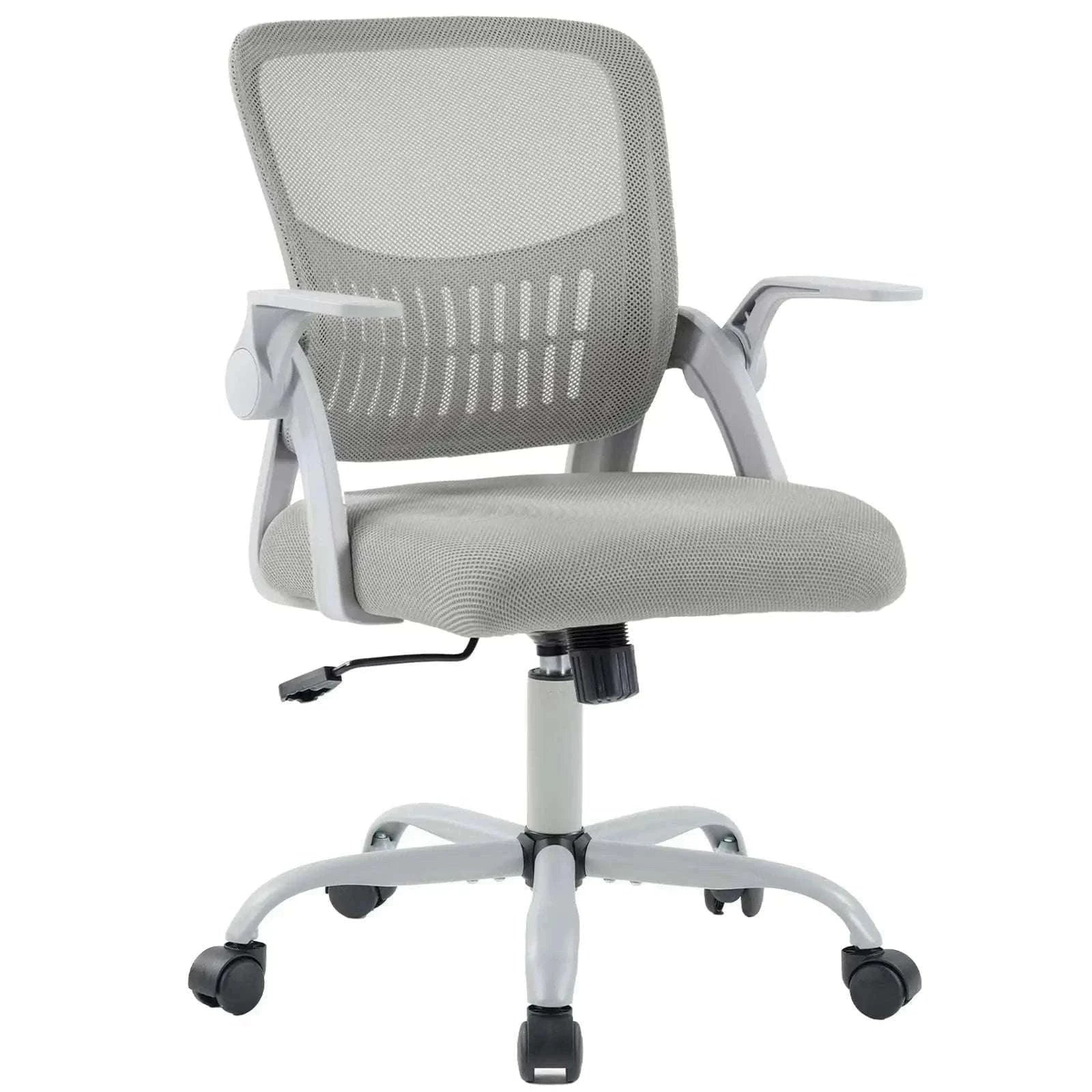 Ergonomic Office Chair with Lumbar Support, Swivel & Adjustable Height-black / United States