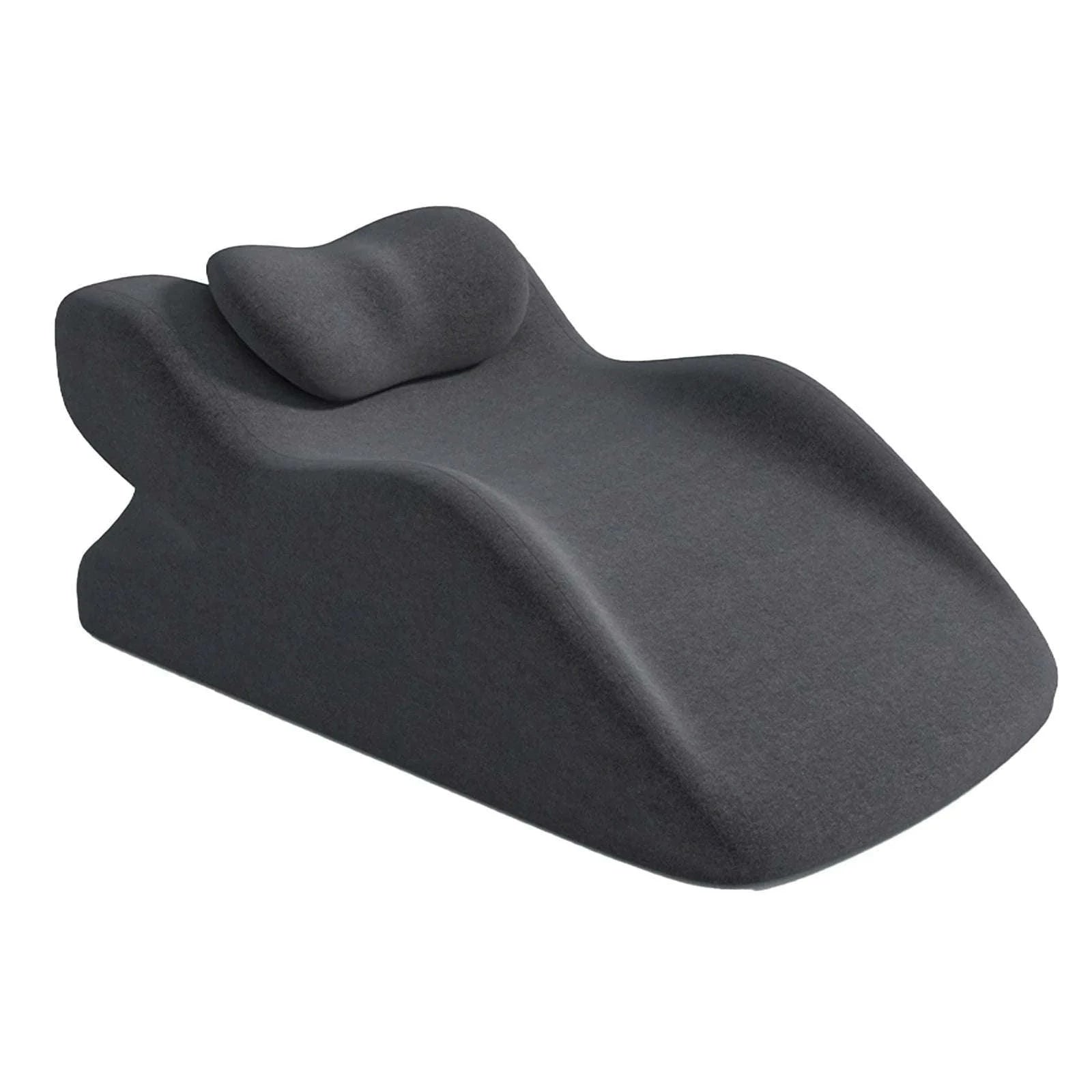 Ergonomic Wedge Pillow 30°/60° Adjustable Memory Foam Support-Light gray / france