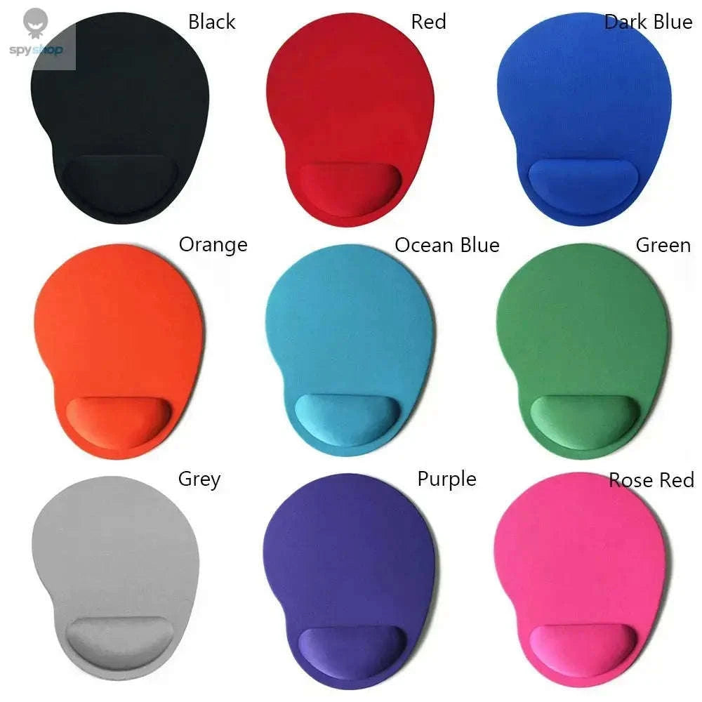 Ergonomic Wrist Support Mouse Pad – Comfortable Cushioning and Smooth Control-Black