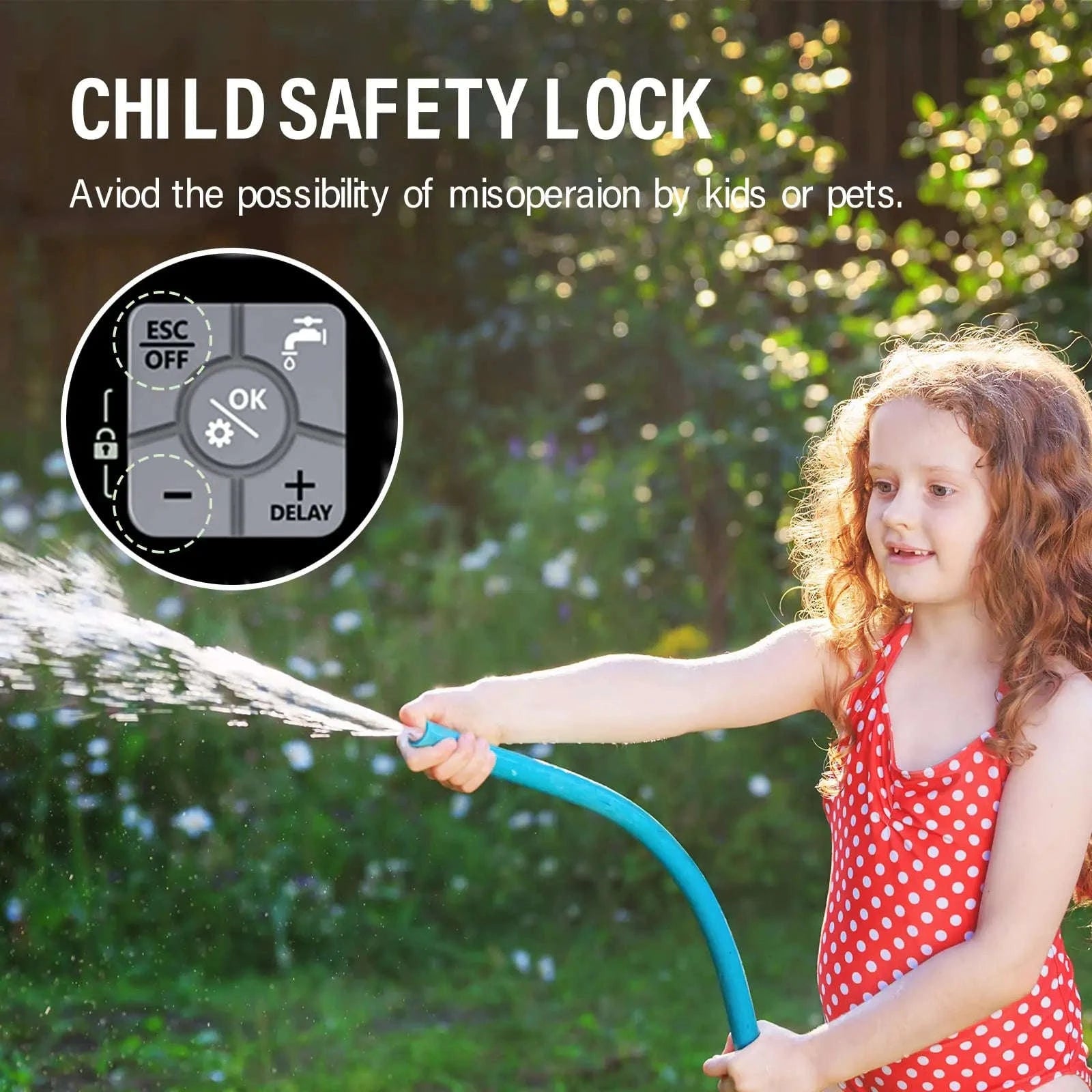 Eshico HCT-326 2-Outlet Water Timer for Precise Outdoor Irrigation-HCT-326-UN / United States