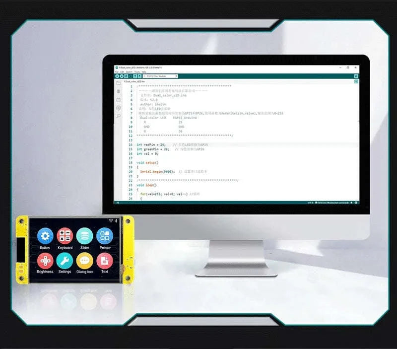 ESP32 Arduino LVGL WiFi & Bluetooth Smart Display Module-Default Title