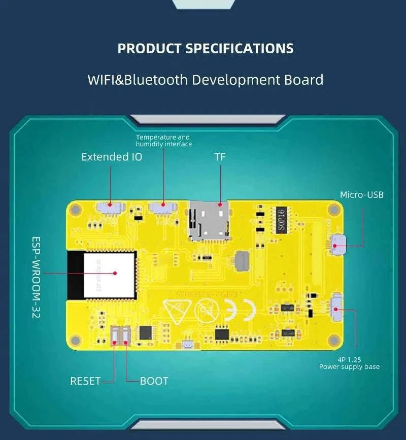 ESP32 Arduino LVGL WiFi Bluetooth Smart Display Module-Default Title