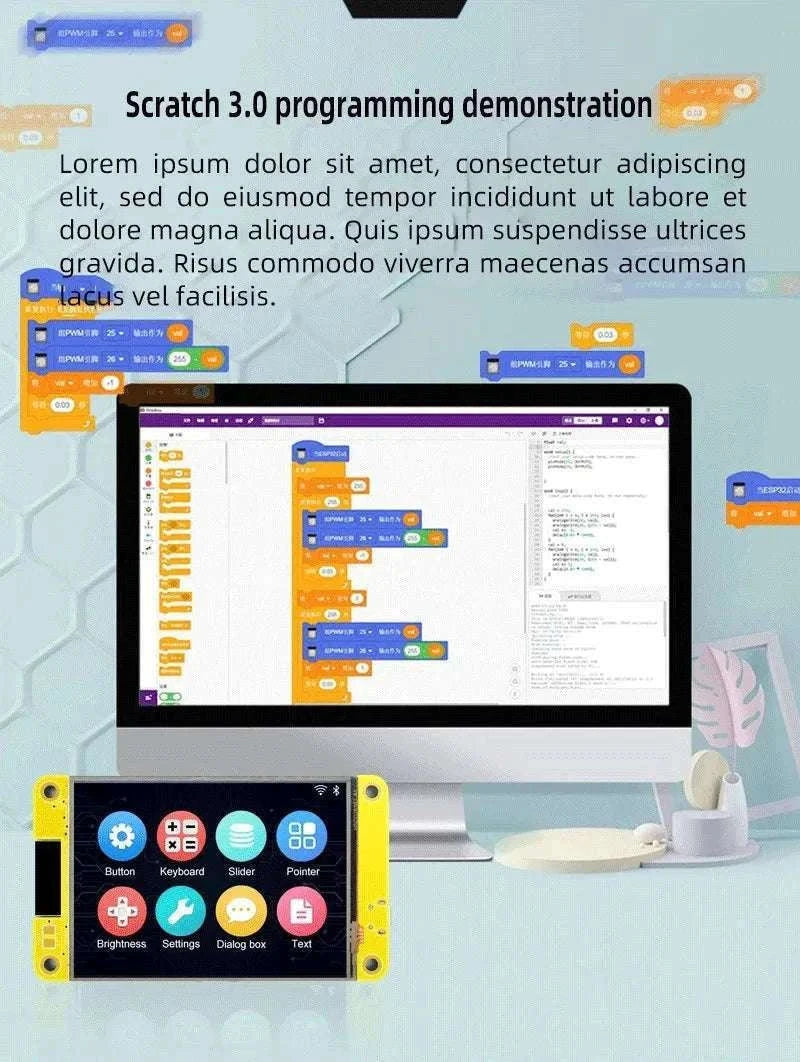 ESP32 Arduino LVGL WiFi Bluetooth Smart Display Module-Default Title