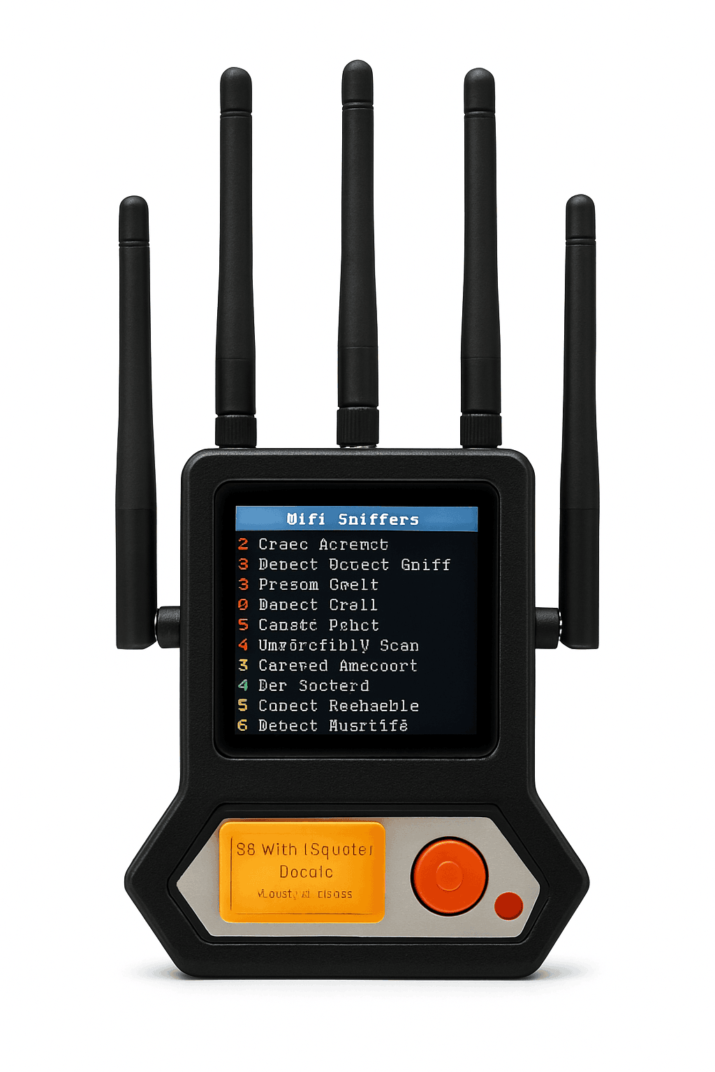 ESP32 Marauder 4-in-1 Module with Antenna, USB, GPS & Battery-5 c w