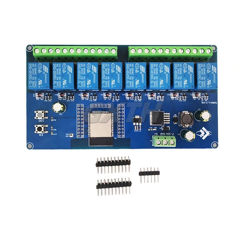 ESP32 WiFi Bluetooth Relay Module Board-DC5-30V 8 channel