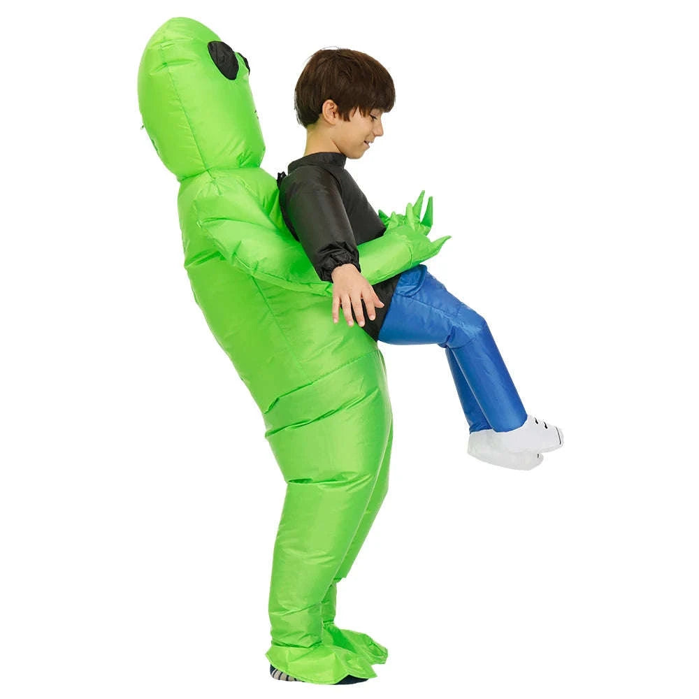 ET Alien Inflatable Costume for Adults and Kids-Adult Aliens / Review images