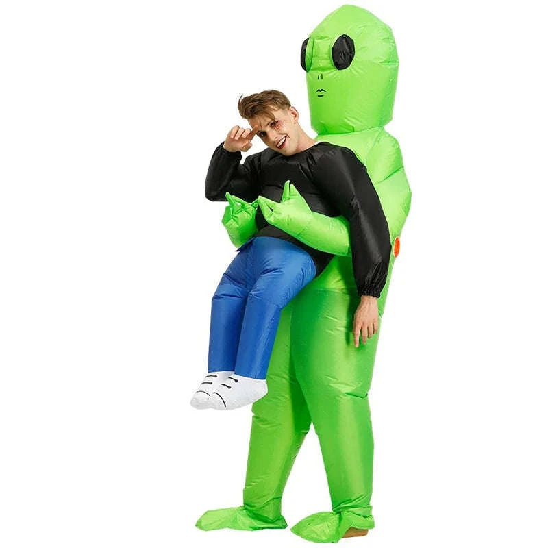 ET Alien Inflatable Costume for Adults and Kids-Adult Aliens / Review images