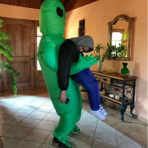 ET Alien Inflatable Costume for Adults and Kids-Adult Aliens / Review images