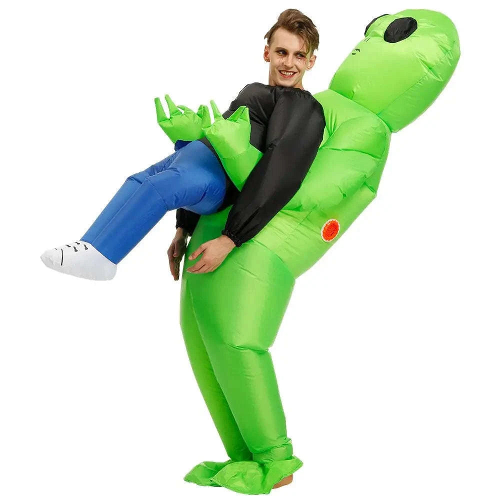 ET Alien Inflatable Costume for Adults and Kids-Adult Aliens / Review images