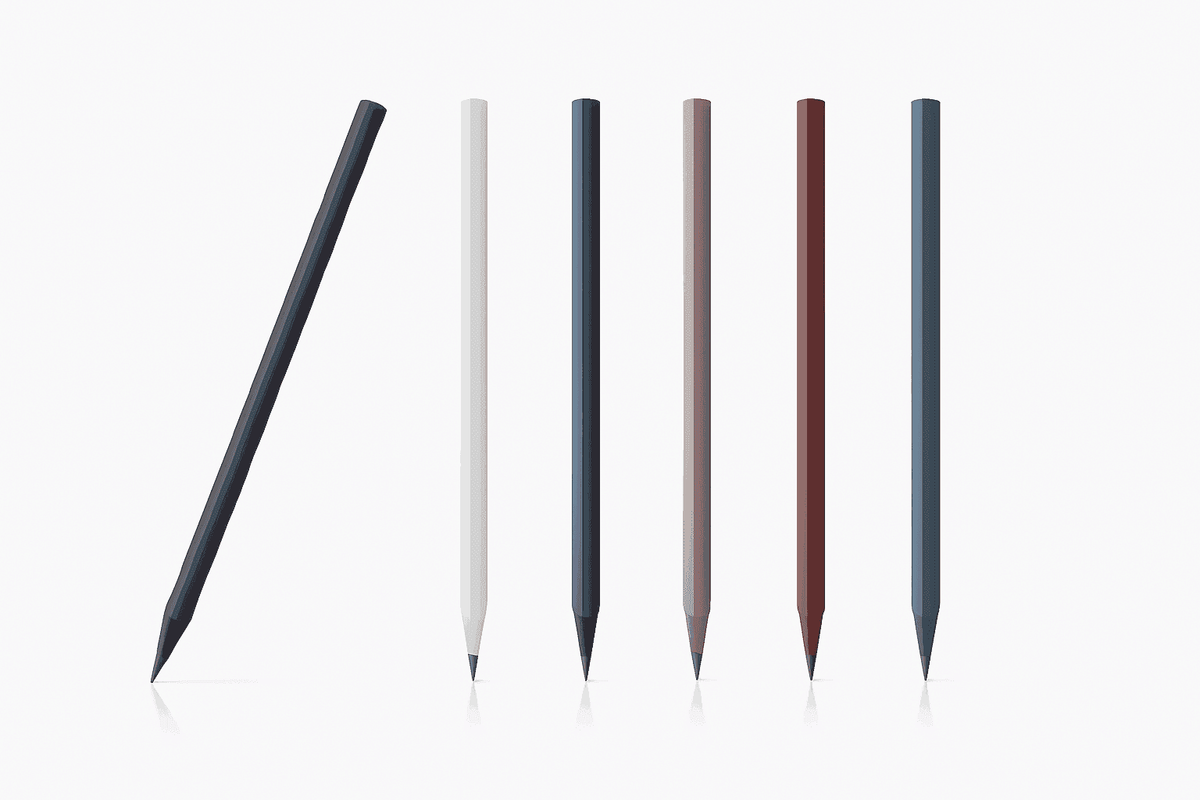 Eternal Metal Inkless Pen with Alloy Tip for Daily Writing-Brown