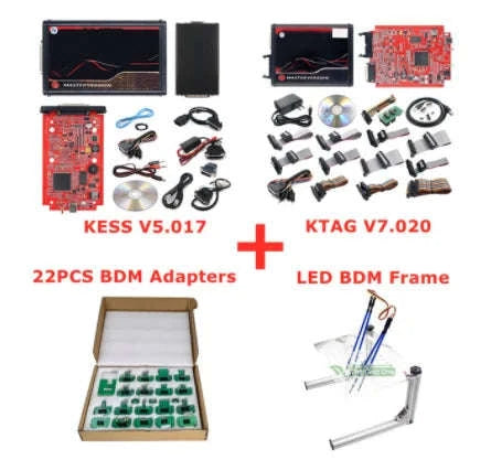 EU Red Kess 5.017 & KTAG 7.020 ECU Flash Tool Master Kit-Kess Ktag