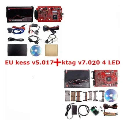 EU Red Kess 5.017 & KTAG 7.020 ECU Flash Tool Master Kit-Kess Ktag
