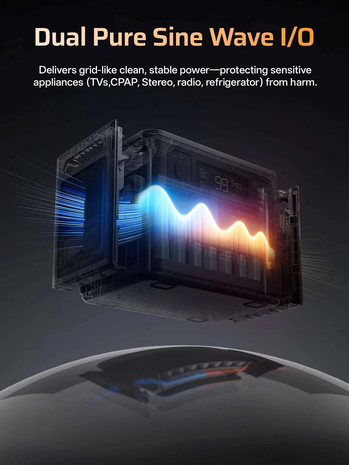 EU STOCK AFERIY P280 Portable Emergency Power Station 2800W 2048Wh LiFePO4 Solar Generator for Home Backup Outdoor Camping RV-AF-P280 / EU PLUG