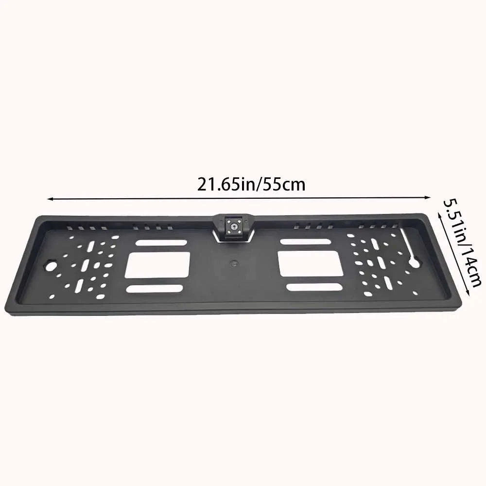 European License Plate Frame Backup Camera with Night Vision-4 LED