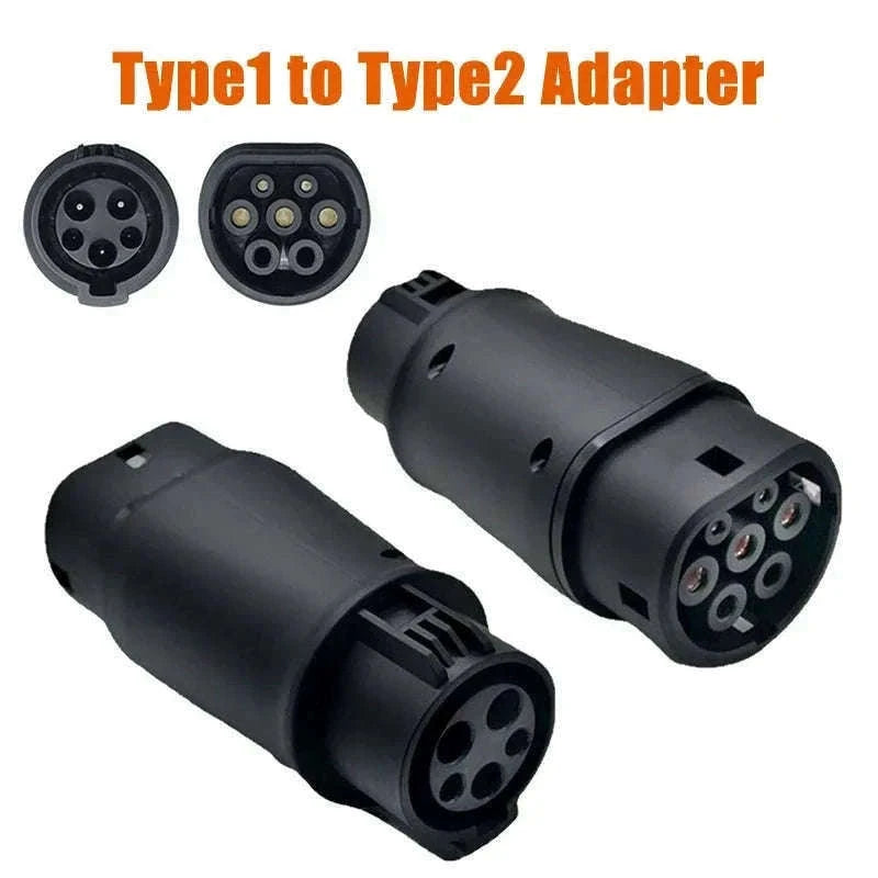 EV Charging Adapter Type 2 to Type 1 J1772 Converter-7.2kW Tyoe2 to Type1 / france