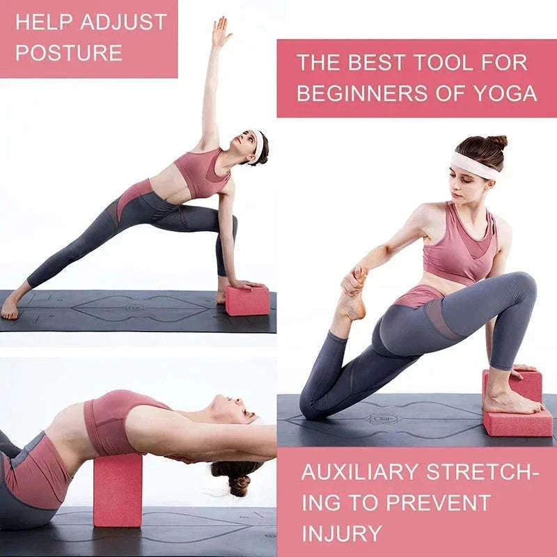 EVA Yoga Block for Stable, Supportive Training-PURPLE