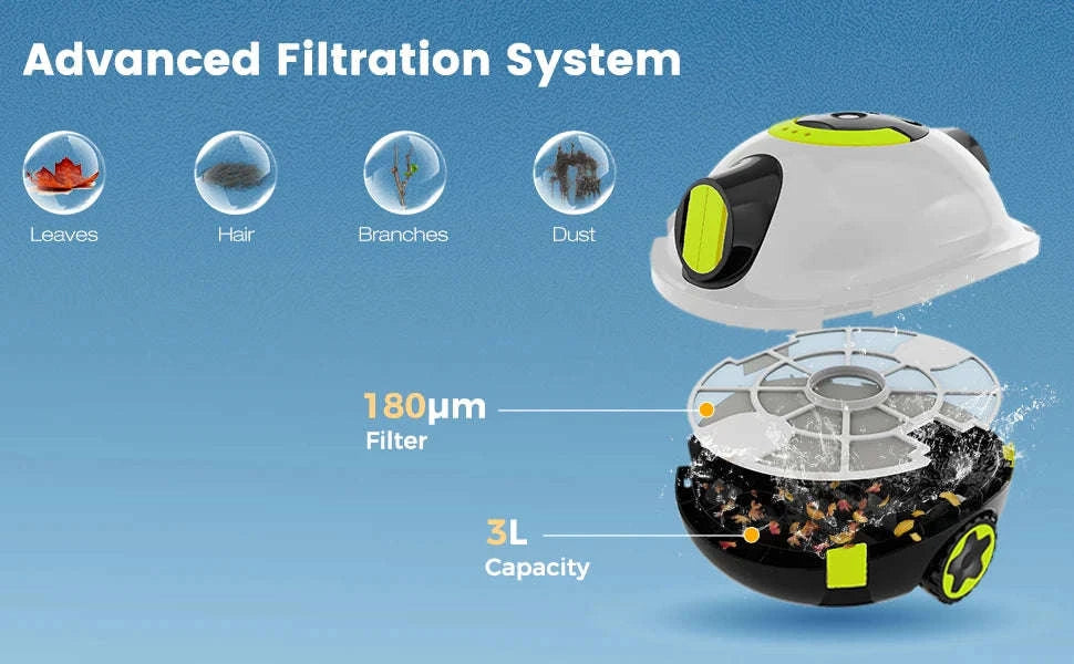 EVERCROSS BOT Y10 Pool Robot Floor Cleaner-Blue / GERMANY