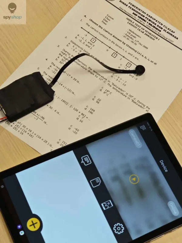 Exam Camera Professional 4G LTE Two-Way Audio & Video Transmission Set in Real Time-Focusing from 10 to 30cm