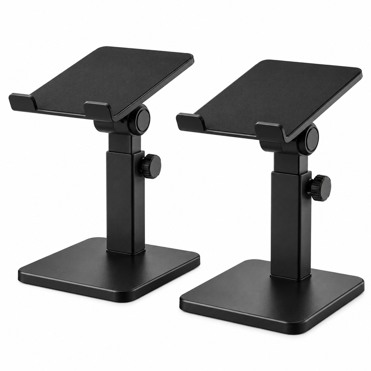 Mini projector tripod on white background