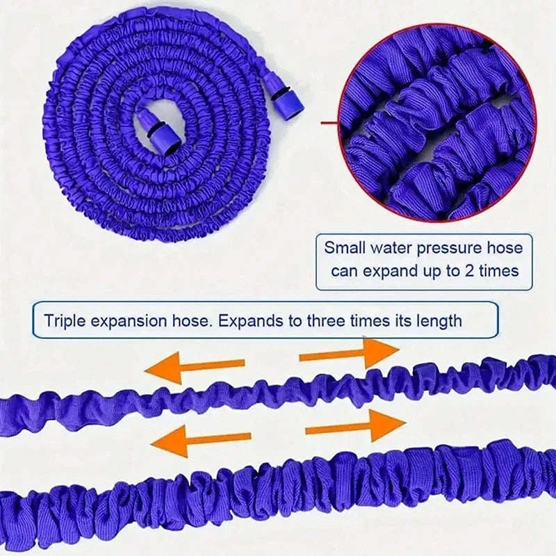 Expandable Magic Hose for Home & Garden Watering-Green / 25ft