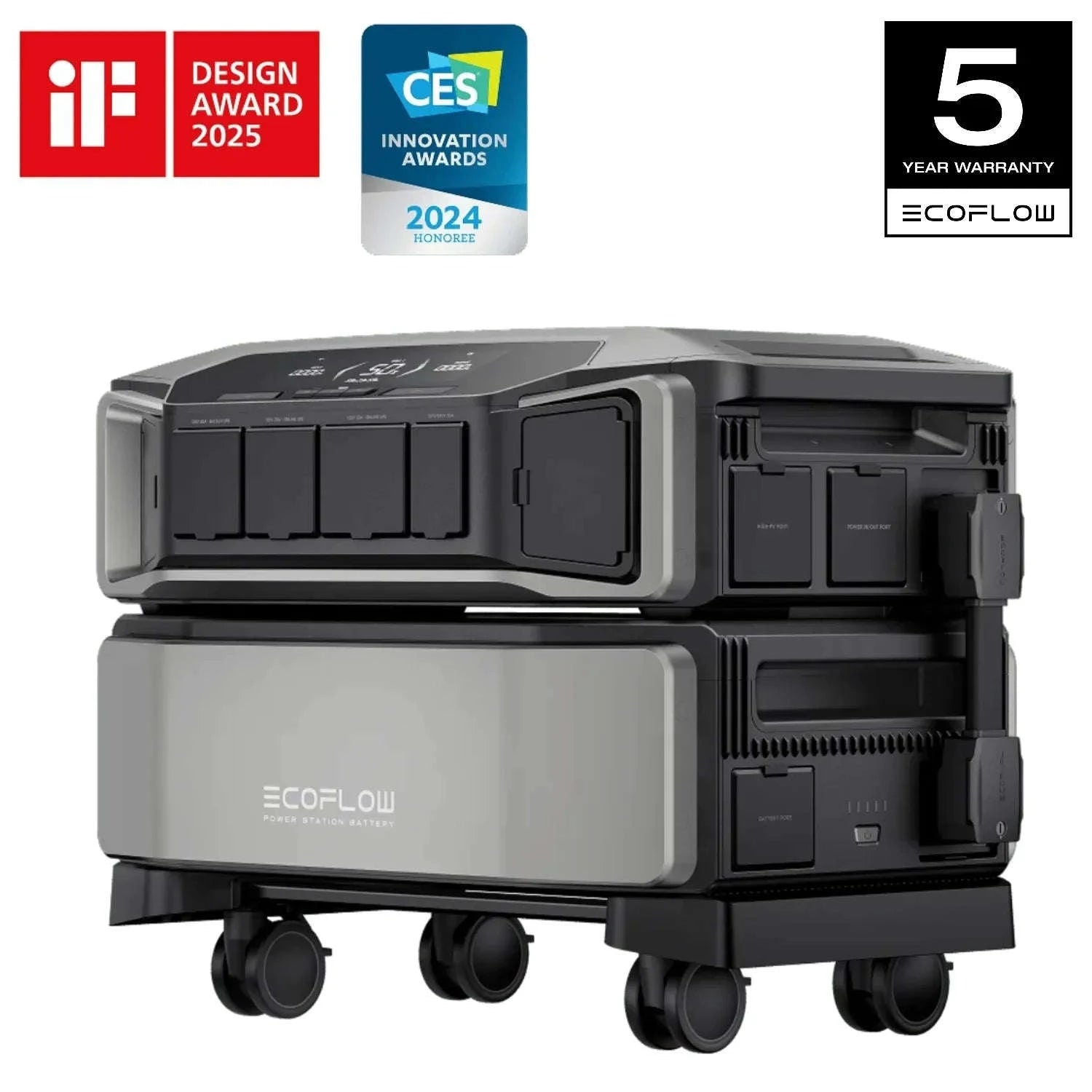 Expandable Power Station with Extra Battery, 7200W 120/240V, 12kWh LiFePO4 Backup-United States / US