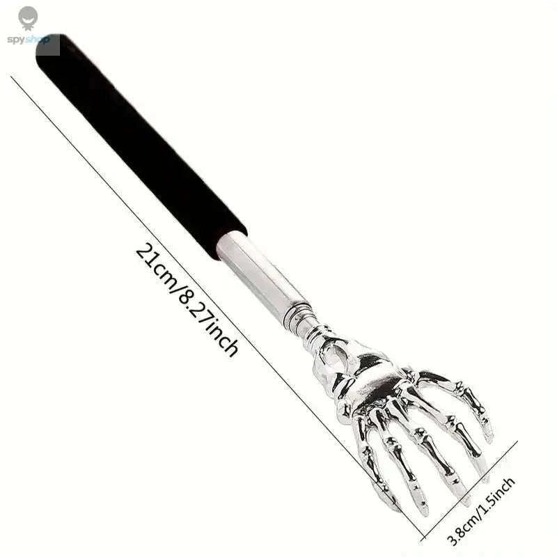 Extendable Stainless Steel Back Scratcher for Quick Relief-BALCK