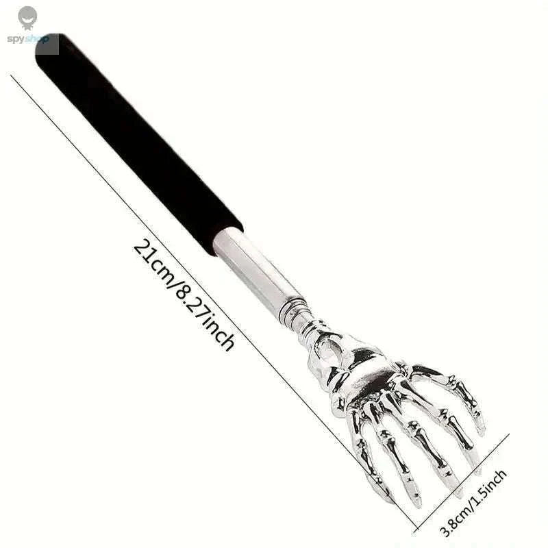 Extendable Stainless Steel Back Scratcher for Quick Relief-BALCK