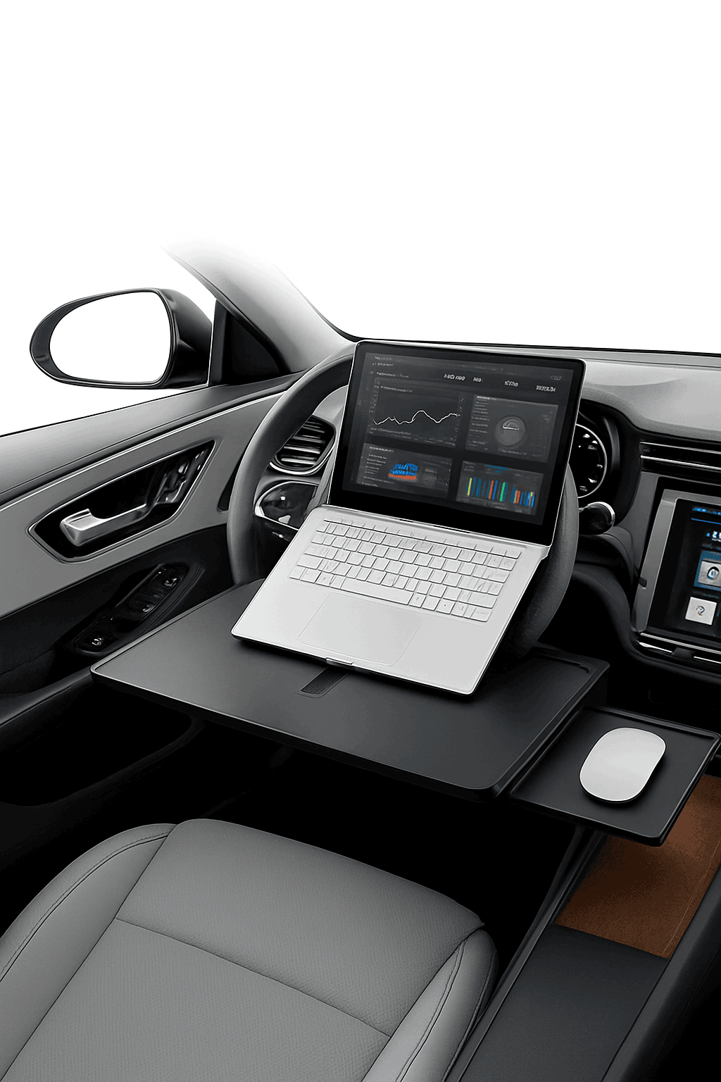Extendable Steering Wheel Tray for Car-1pc