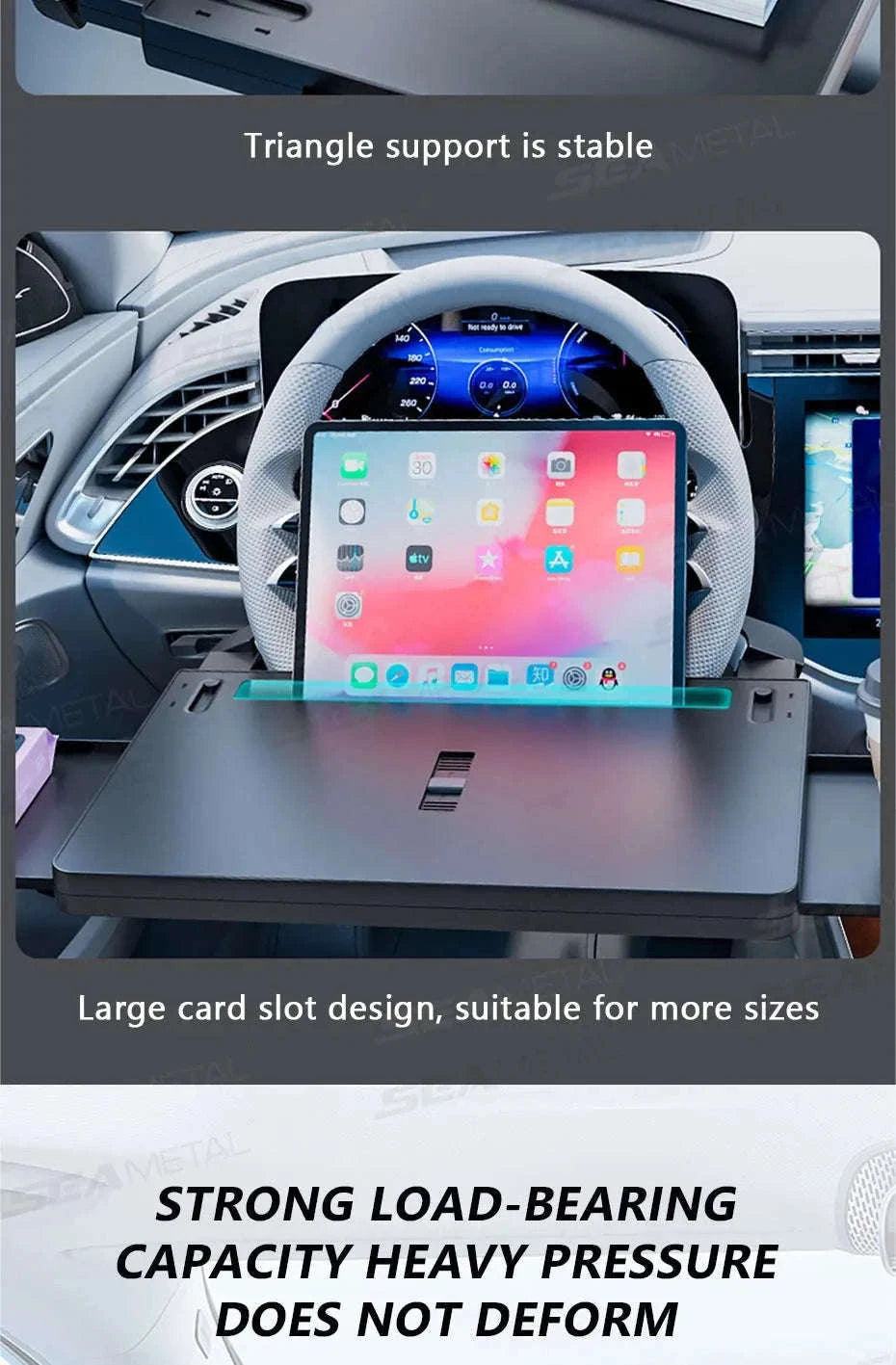 Extendable Steering Wheel Tray for Car-1pc