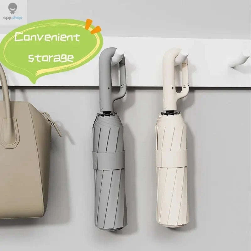 Extra-Large Windproof Umbrella – Wide Coverage, UV Protection, Automatic Open-Close-125Haze Blue