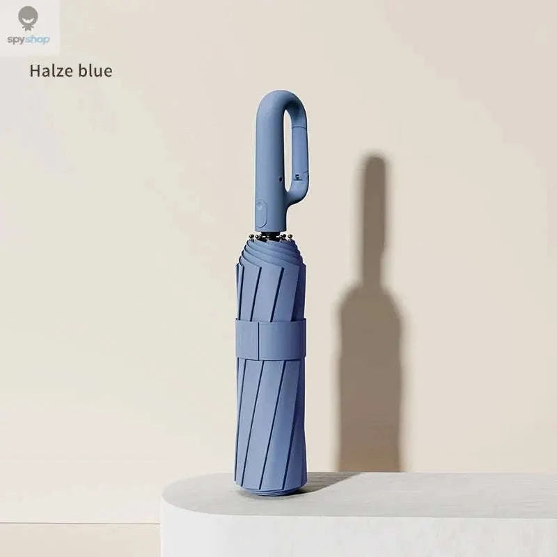 Extra-Large Windproof Umbrella – Wide Coverage, UV Protection, Automatic Open-Close-125Haze Blue