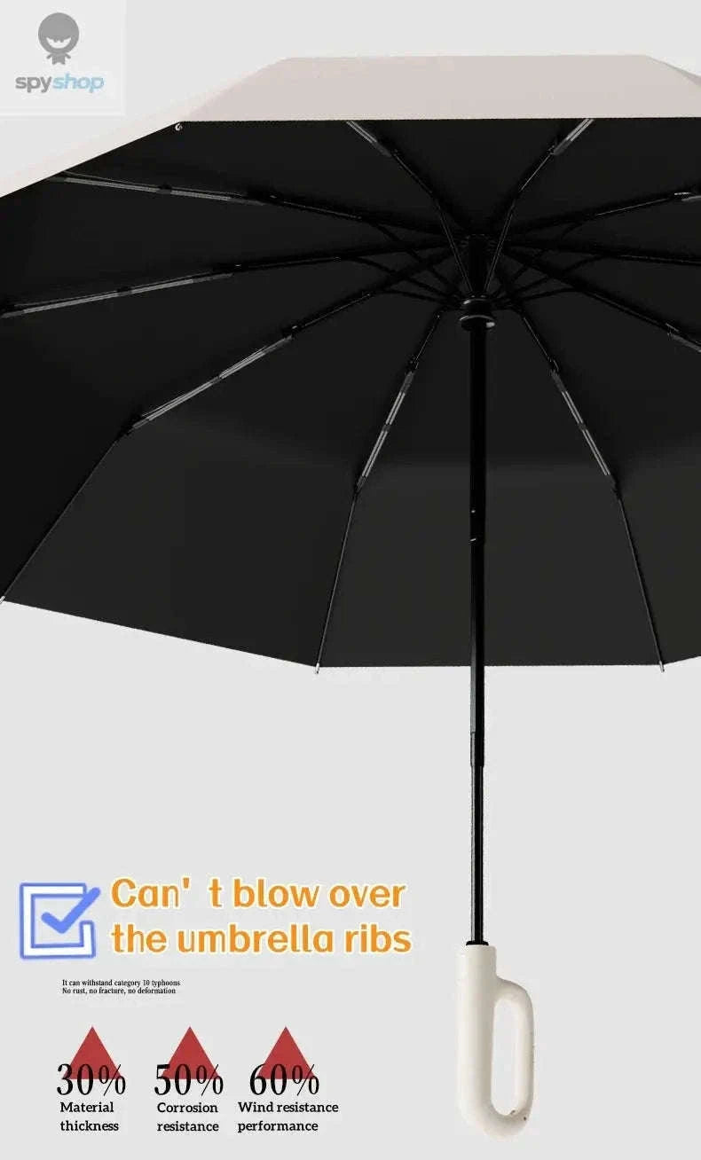 Extra-Large Windproof Umbrella with UV Protection-125Haze Blue