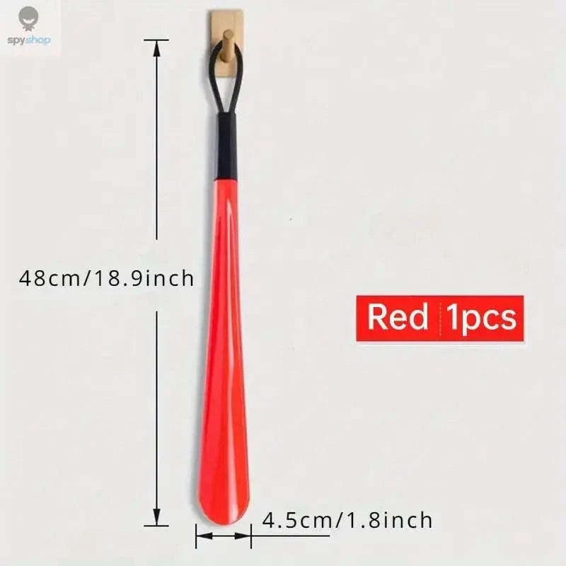 Extra Long Flexible Shoe Horn – Easy Entry Design for Comfortable Shoe Wearing-black