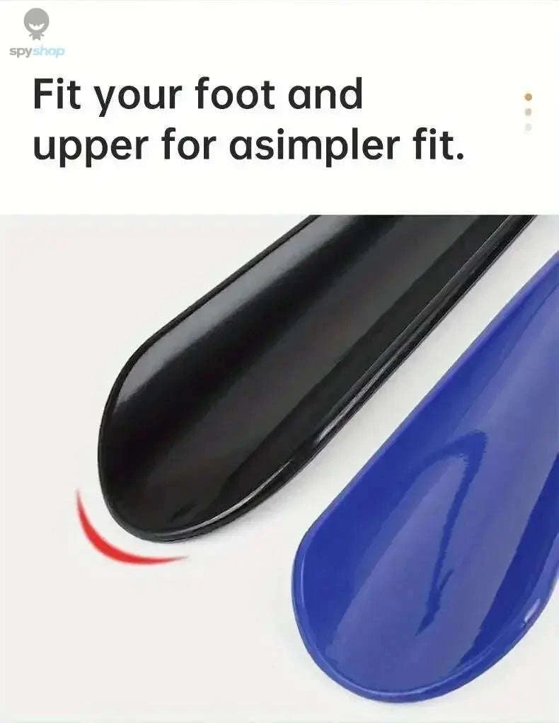 Extra Long Flexible Shoe Horn – Easy Entry Design for Comfortable Shoe Wearing-black
