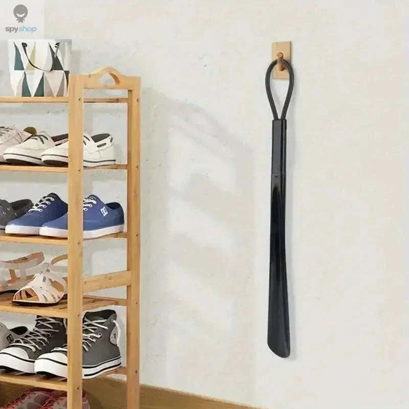 Extra Long Flexible Shoe Horn – Easy Entry Design for Comfortable Shoe Wearing-black