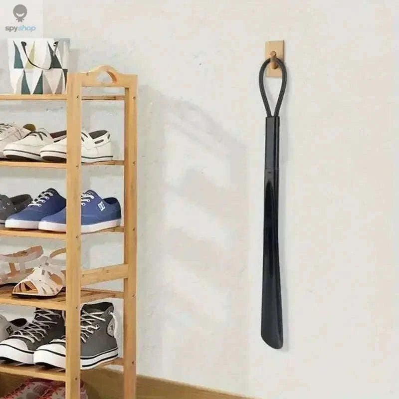 Extra Long Flexible Shoe Horn for Easy, Comfortable Shoe Entry-black