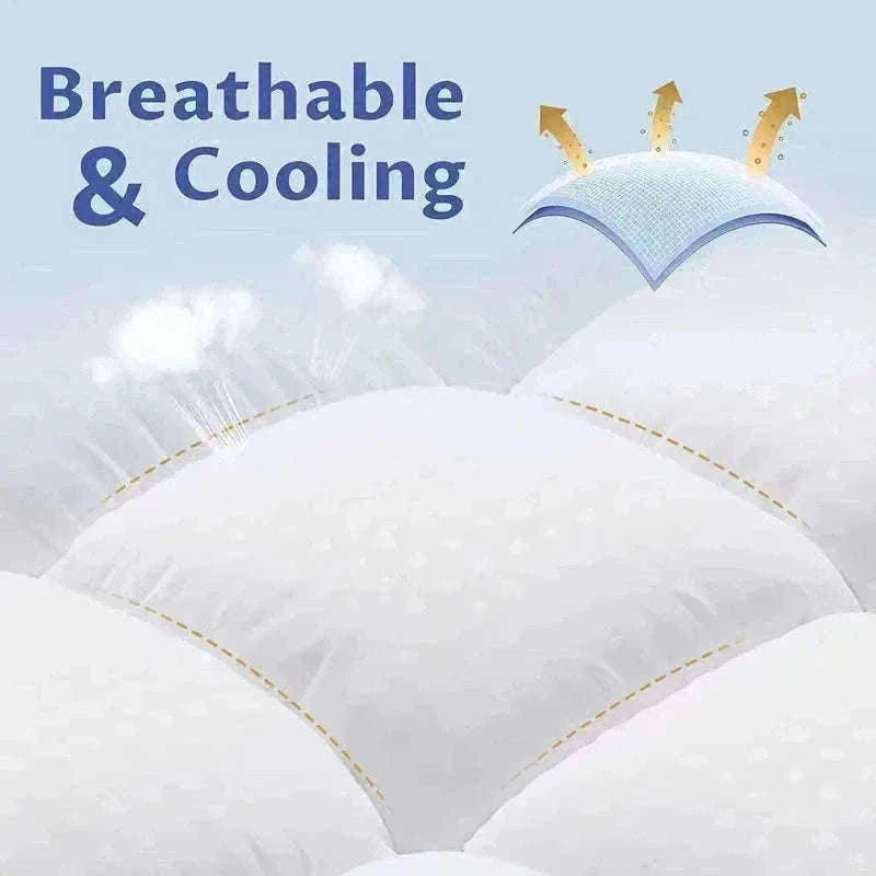 Extra Thick 1000GSM Cooling Mattress Topper with Deep Pocket Fit-Blue / Full / United States