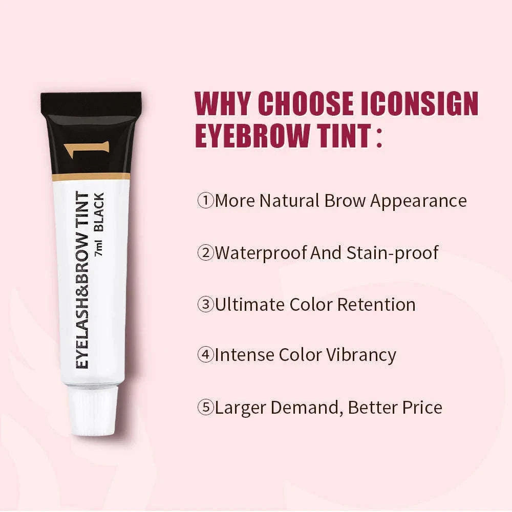 Eyelash & Eyebrow Tint Kit – Long-Lasting Brow and Lash Dye-Coffee / United States